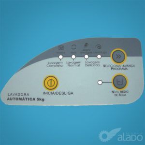 Adesivo Painel Compatível Lavadora Consul 5kg CWC22B - Substitui 4257480