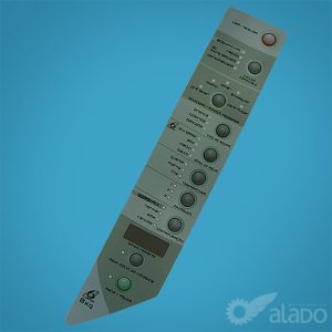 Adesivo Painel Compatível Branco Lavadora Brastemp Ative 11kg BWU11 - Substitui W10463579