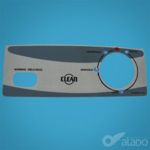 Adesivo Painel Compatível Lavadora Brastemp Clean - Ciclo Delicado