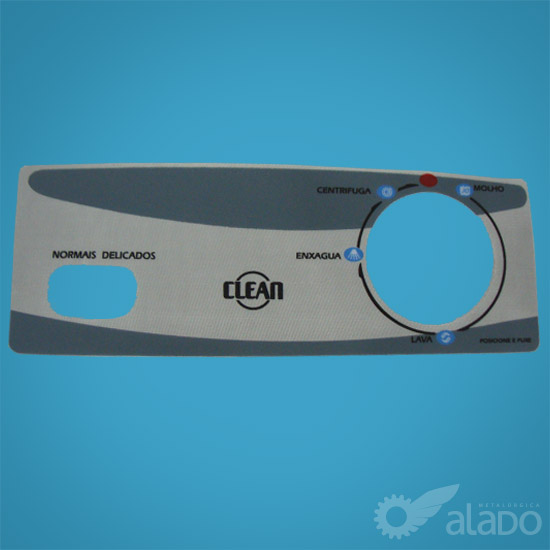 Adesivo Painel Compatível Lavadora Brastemp Clean - Ciclo Delicado 1 Adesivo Painel Compatível Lavadora Brastemp Clean - Ciclo Delicado