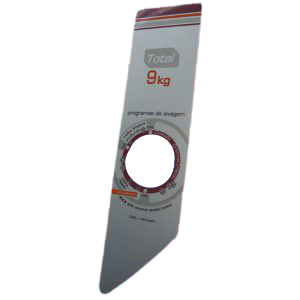 Adesivo Painel Compatível Lavadora Brastemp Total 9kg BWL09AB - Substitui W10162536