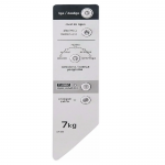 Adesivo Painel Lado Esquerdo Compatível Lavadora Brastemp Clean 7kg BWC07A - Substitui 326050890
