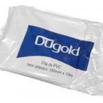 Fita PVC Preta Dugold 100mm x 10m - Sem Adesivo para Acabamento Tubulação