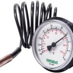 Termômetro Circular 52mm 1,5m -40°C a +40°C